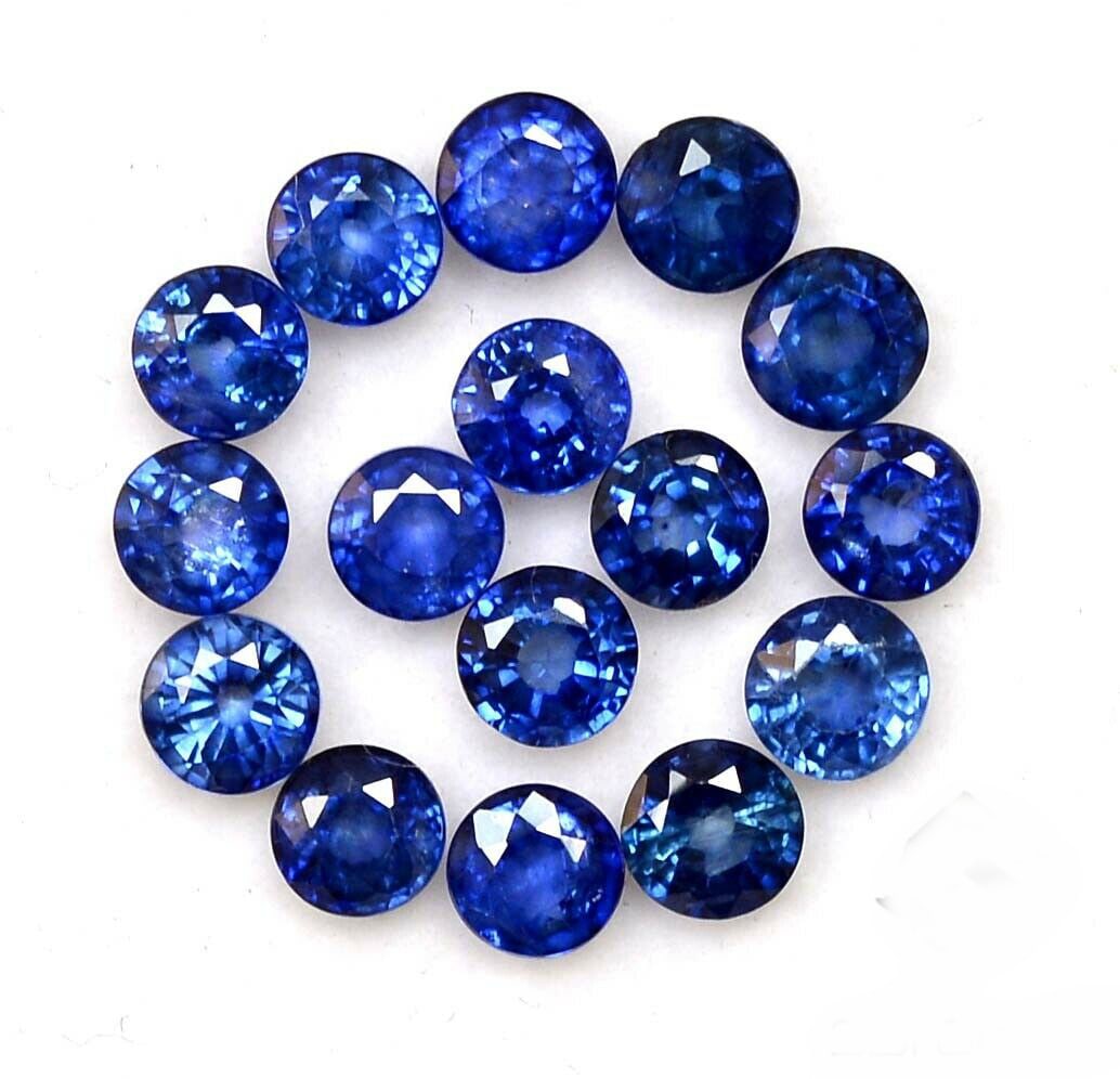 Blue Sapphire 5 MM Round Faceted Cut 25 Pieces: Natural Blue Sapphire 5 MM Round Faceted Cut 25 Pieces Gemstone : Blue Sapphire Shape : Round Size : 5 MM Color : Blue Type : Faceted Cut Quantity : 25 Pieces Weight :