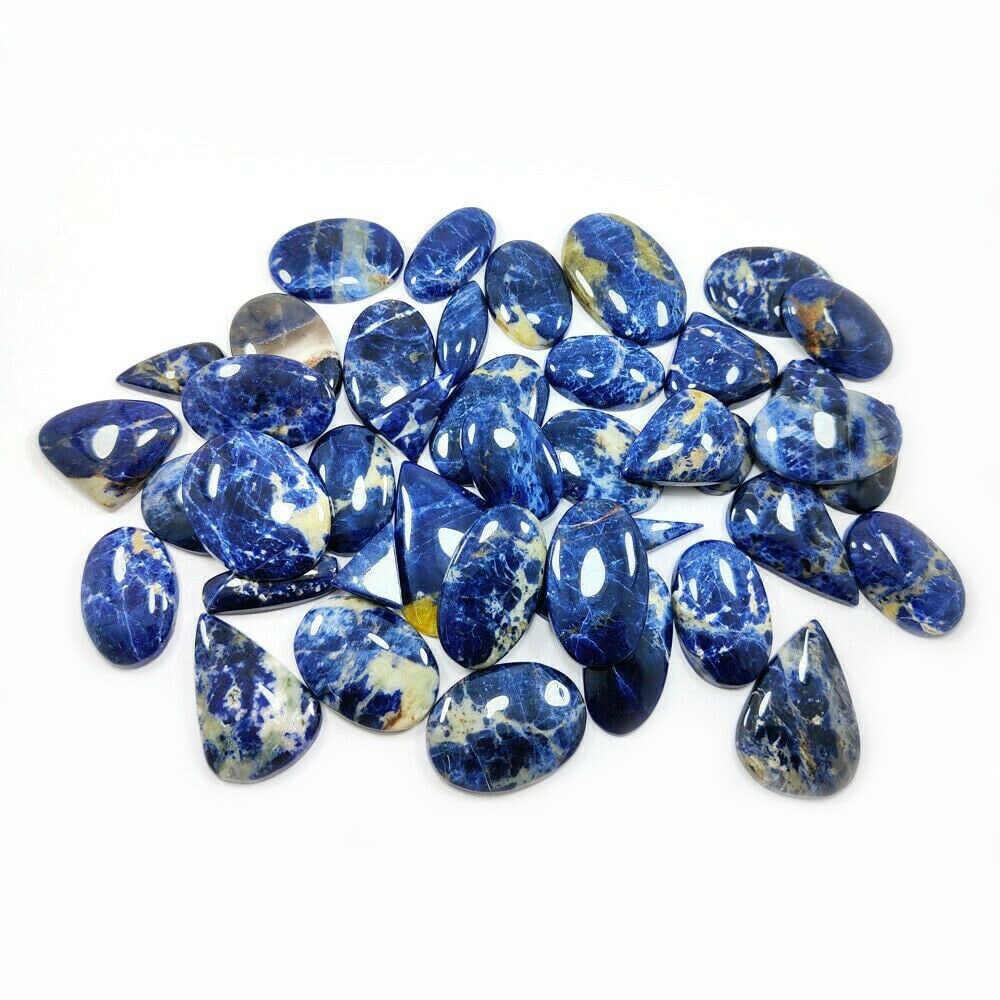 Natural Sodalite Gemstone Mix Shape 5000 Cts. (1 of 2)