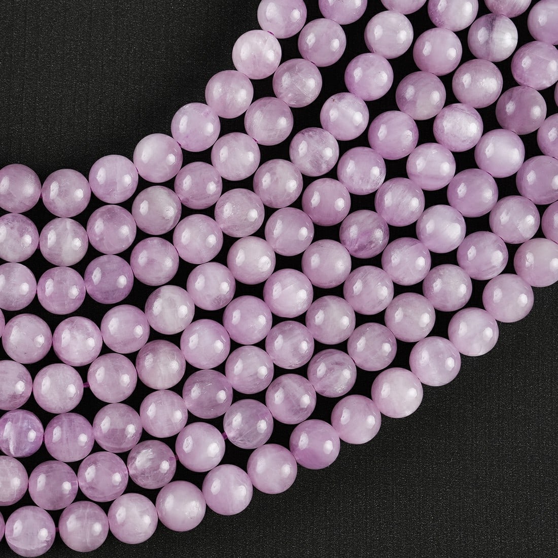Natural Kunzite Gemstone 6 MM Round Smooth Beads 5 Strand (1 of 6)