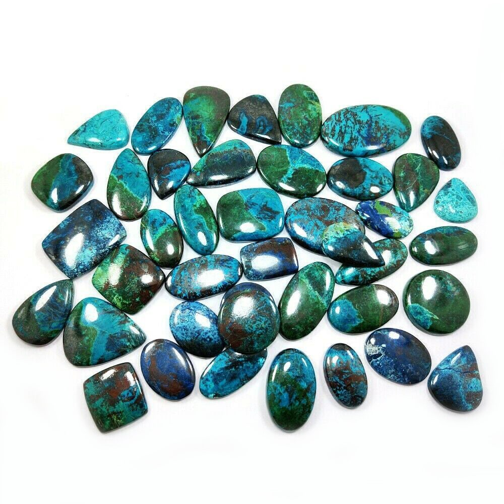 Natural Chrysocolla Gemstone Mix Shape 5000 Cts. (1 of 2)