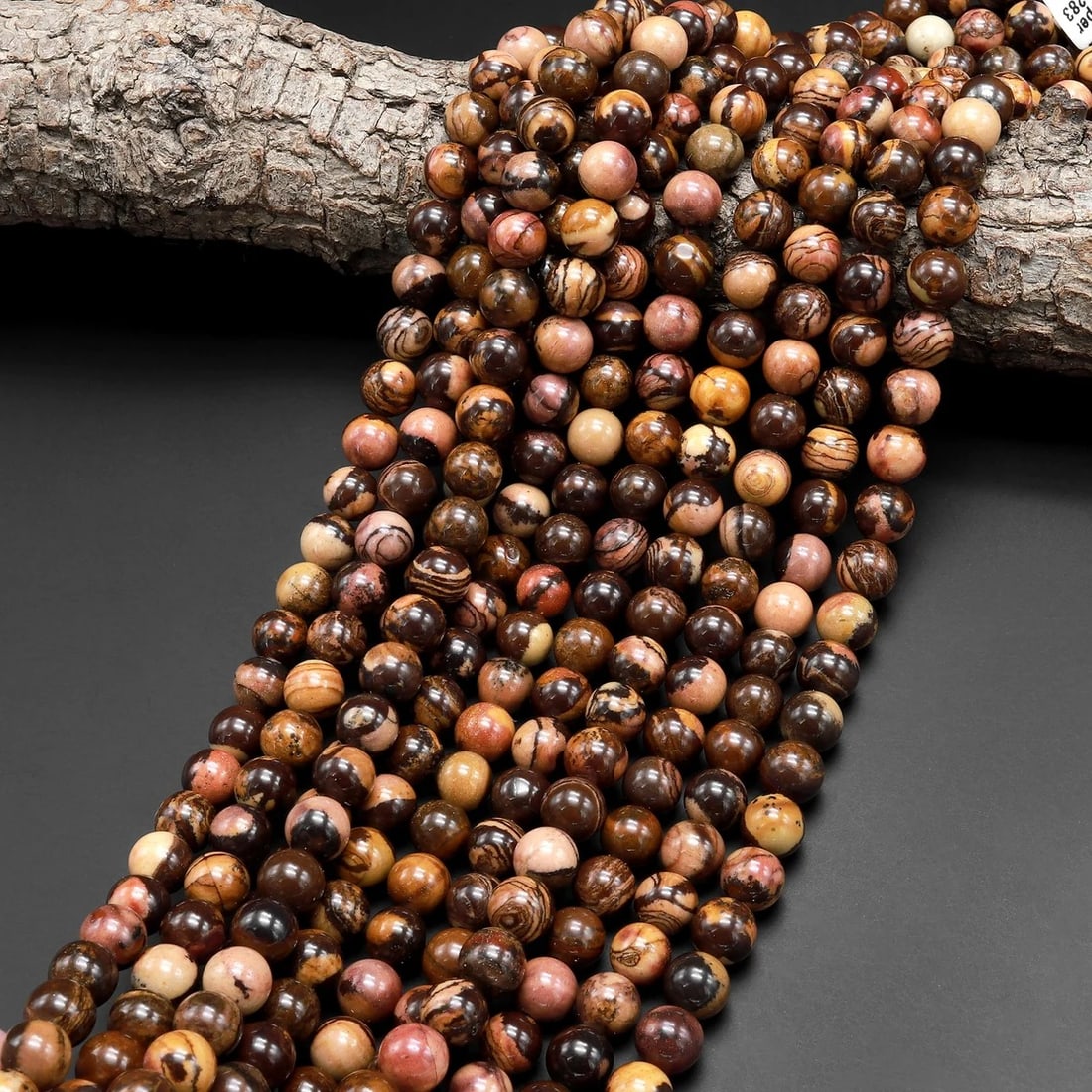 Natural Australian Zebra Jasper Gemstone 10 mm Round Smooth Plain Beads 10 Strand: Natural Australian Zebra Jasper Gemstone 10 mm Round Smooth Plain Beads 10 Strand Product Type : Loose Beads Strand Gemstone : Australian Zebra Jasper Beads Shape : Round Smooth Plain Beads Size : 1