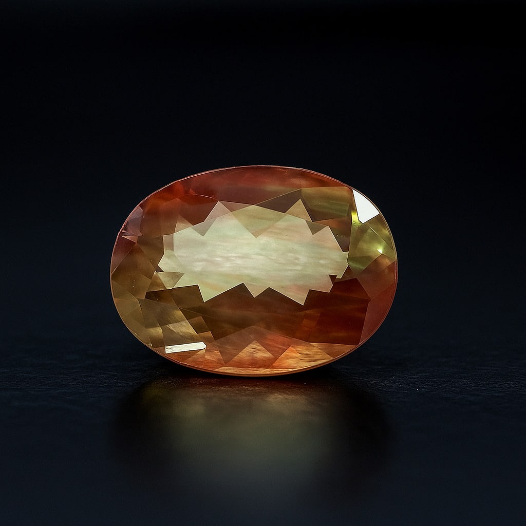 Natural Sunstone 2.85 Ct Oval Cut Gemstone (1 of 5)