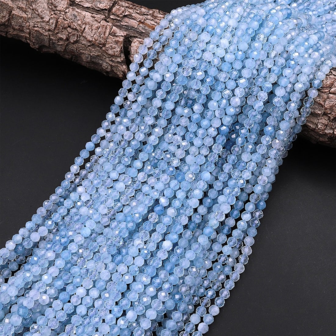 Natural Aquamarine Gemstone 3 mm Round Micro Faceted Beads 10 Strand: Natural Aquamarine Gemstone 3 mm Round Micro Faceted Beads 10 Strand Product Type : Loose Beads Strand Gemstone : Aquamarine Beads Shape : Round Micro Faceted Beads Size : 3 mm Quantity :