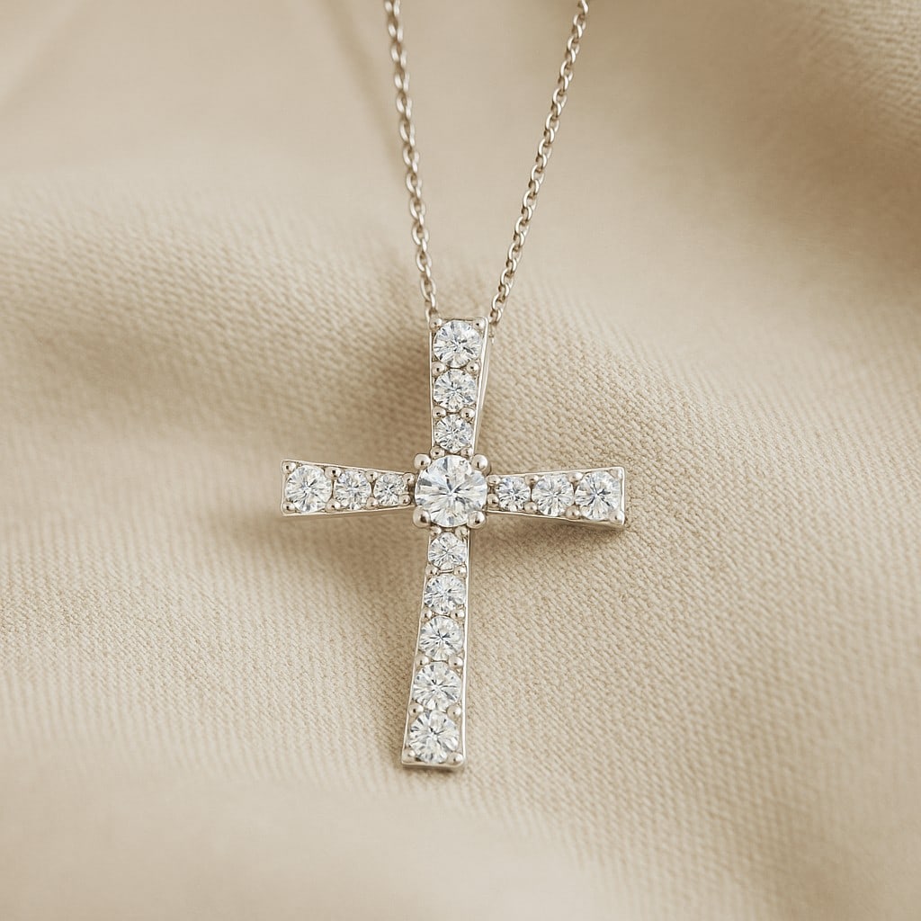 Lab Grown Diamond 92.5 Sterling Silver Pendant with Chain: Lab Grown Diamond 92.5 Sterling Silver Pendant with Chain Gemstone Shape : Round Gemstone Size : 3 MM Gemstone Quantity : 1 Piece Diamond Type : Lab Grown Diamond Shape : Round Diamond Color :