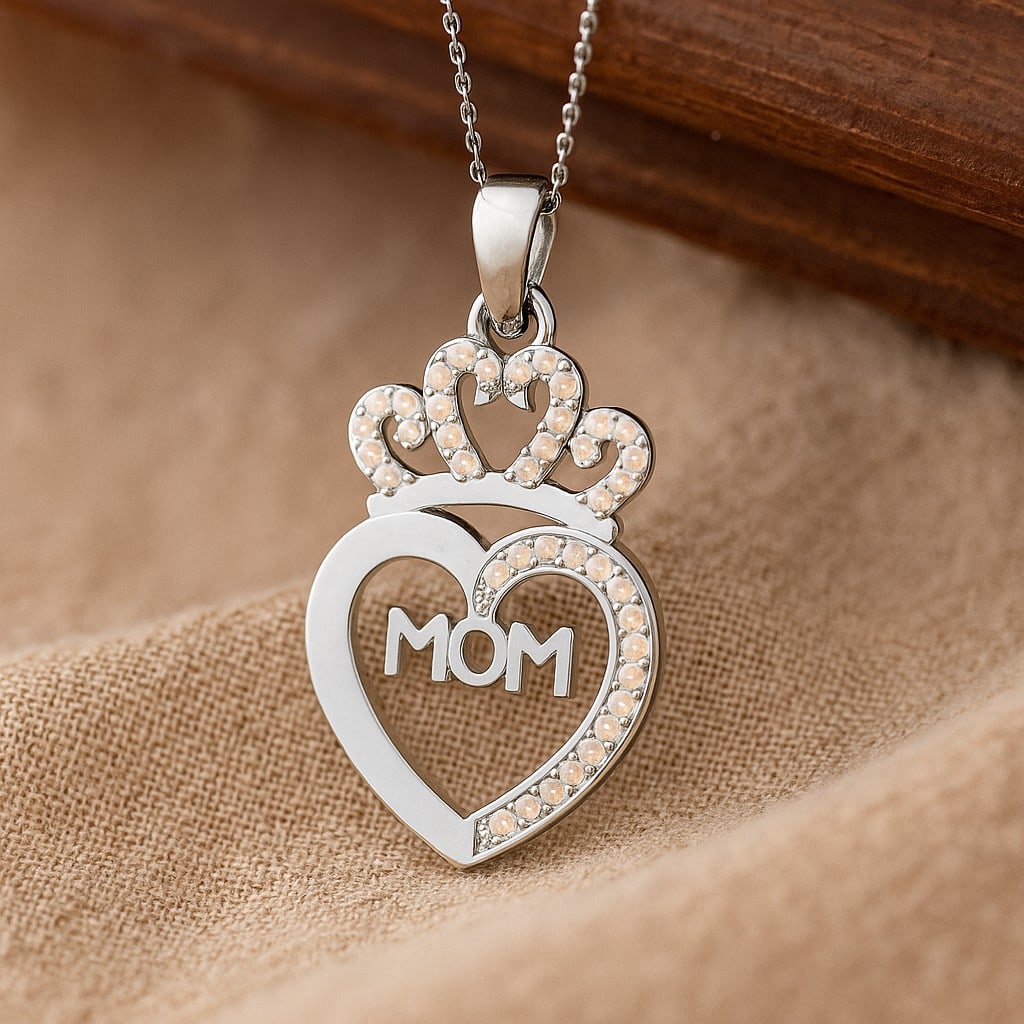 Natural Pearl Gemstone 92.5 Sterling Silver Pendant with Chain: Natural Pearl Gemstone 92.5 Sterling Silver Pendant with Chain Gemstone Shape : Round Gemstone Size : 0.8 - 1 MM Gemstone Quantity : 40 Pieces Metal : Silver Metal Purity : 92.5 Sterling Silver