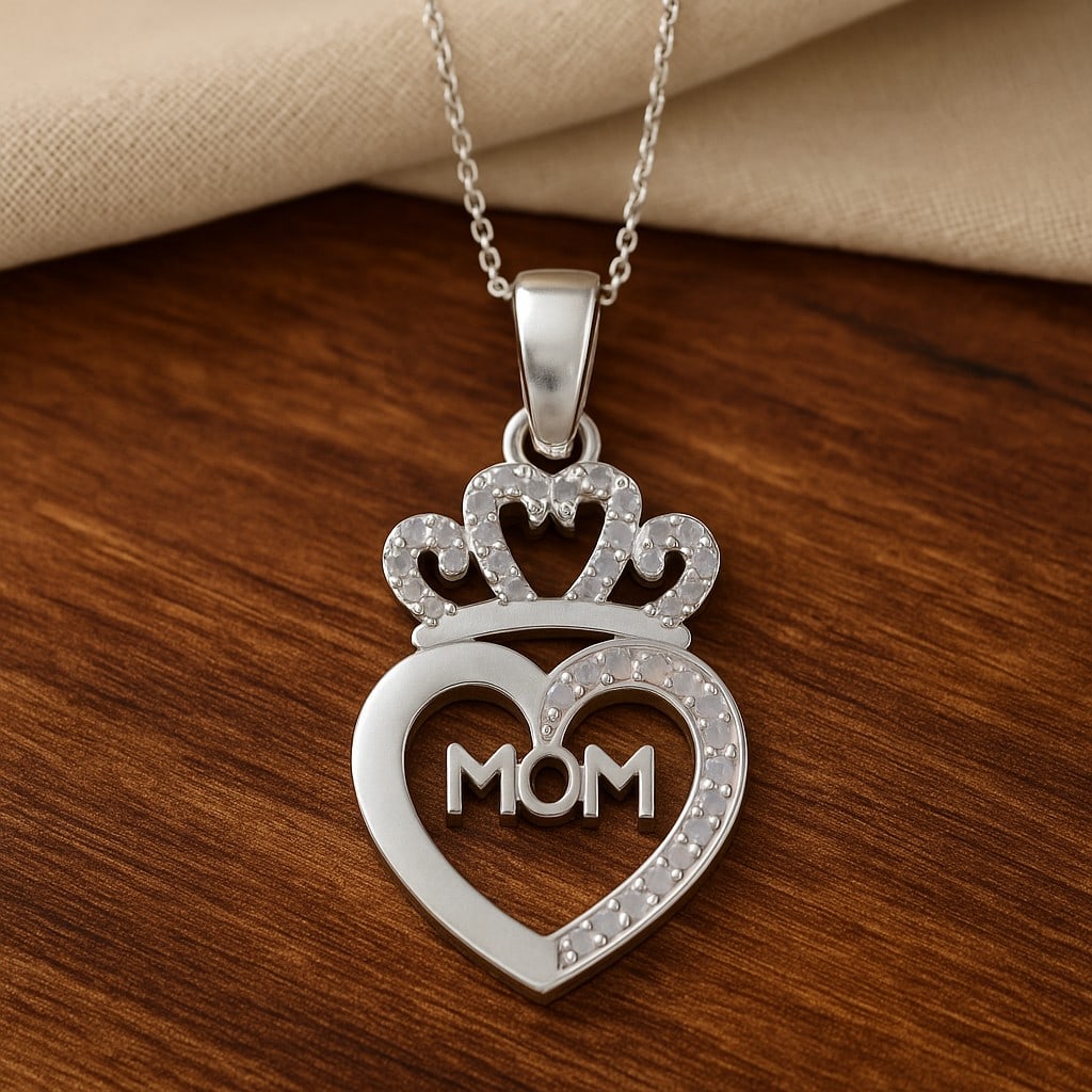 Natural Moonstone Gemstone 92.5 Sterling Silver Pendant with Chain: Natural Moonstone Gemstone 92.5 Sterling Silver Pendant with Chain Gemstone Shape : Round Gemstone Size : 0.8 - 1 MM Gemstone Quantity : 40 Pieces Metal : Silver Metal Purity : 92.5 Sterling Silver