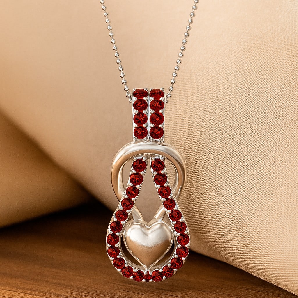 Natural Ruby Gemstone 92.5 Sterling Silver Pendant with Chain: Natural Ruby Gemstone 92.5 Sterling Silver Pendant with Chain Gemstone Shape : Round Gemstone Size : 1.4 MM Gemstone Quantity : 34 Pieces Metal : Silver Metal Purity : 92.5 Sterling Silver Pend