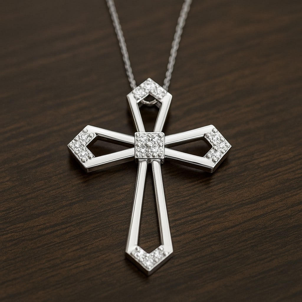 Lab Grown Diamond 92.5 Sterling Silver Pendant with Chain: Lab Grown Diamond 92.5 Sterling Silver Pendant with Chain Gemstone Shape : Round Gemstone Size : 1.1 MM, 1 MM Gemstone Quantity : 4 Pieces, 12 Pieces Diamond Type : Lab Grown Diamond Shape : Round