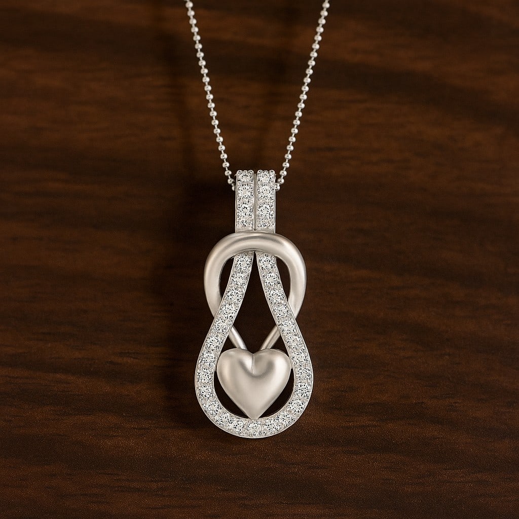 Lab Grown Diamond 92.5 Sterling Silver Pendant with Chain: Lab Grown Diamond 92.5 Sterling Silver Pendant with Chain Gemstone Shape : Round Gemstone Size : 1.4 MM Gemstone Quantity : 34 Pieces Diamond Type : Lab Grown Diamond Shape : Round Diamond Colo