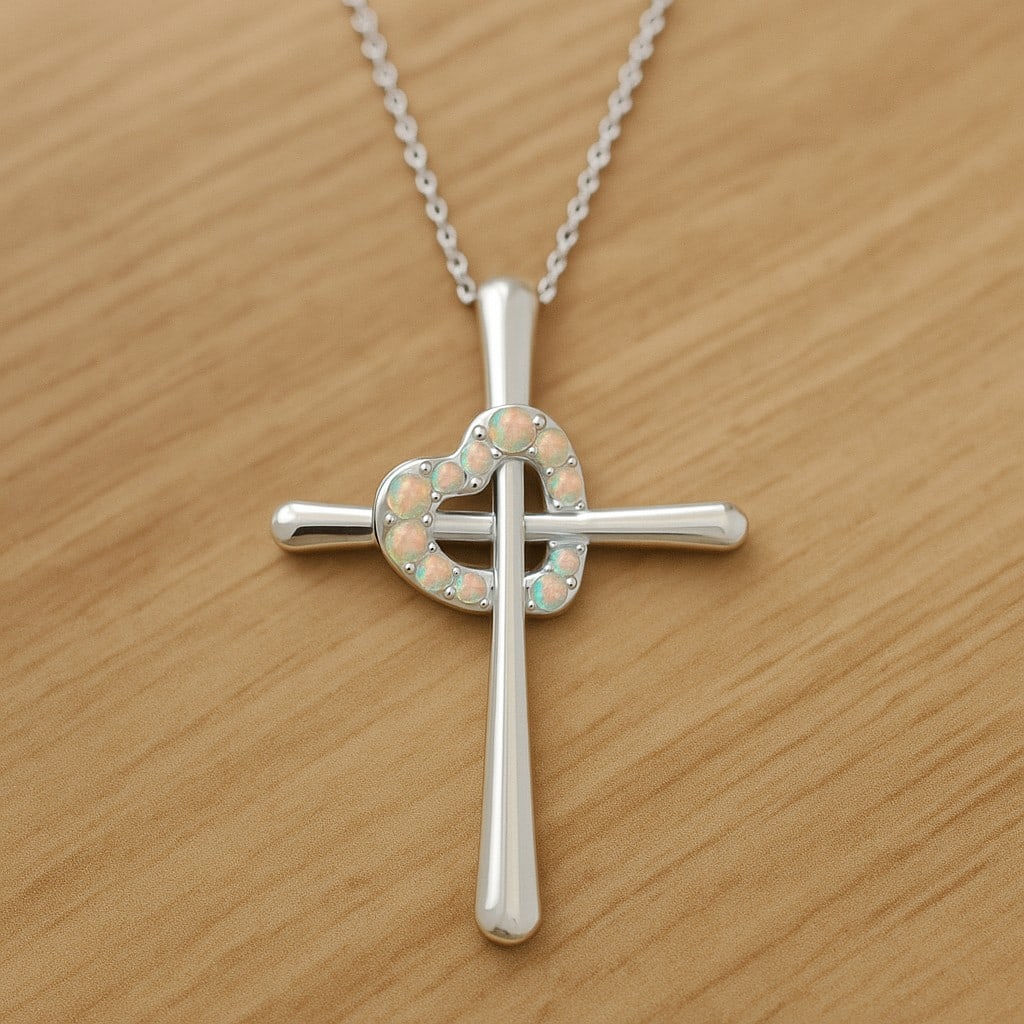 Natural Opal Gemstone 92.5 Sterling Silver Pendant with Chain: Natural Opal Gemstone 92.5 Sterling Silver Pendant with Chain Gemstone Shape : Round Gemstone Size : 1.3 -1.9 MM Gemstone Quantity : 11 Pieces Metal : Silver Metal Purity : 92.5 Sterling Silver