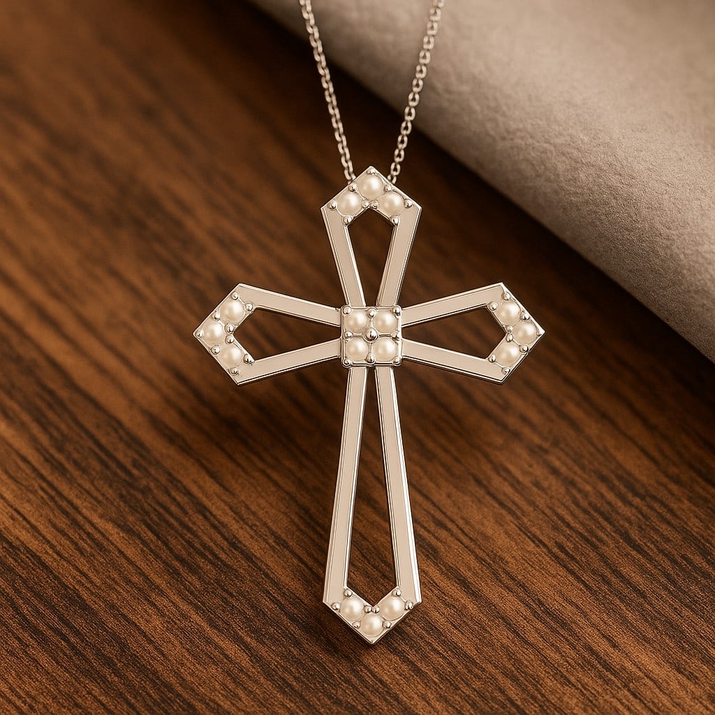 Natural Pearl Gemstone 92.5 Sterling Silver Pendant with Chain: Natural Pearl Gemstone 92.5 Sterling Silver Pendant with Chain Gemstone Shape : Round Gemstone Size : 1.1 MM, 1 MM Gemstone Quantity : 4 Pieces, 12 Pieces Metal : Silver Metal Purity : 92.5 Sterling S