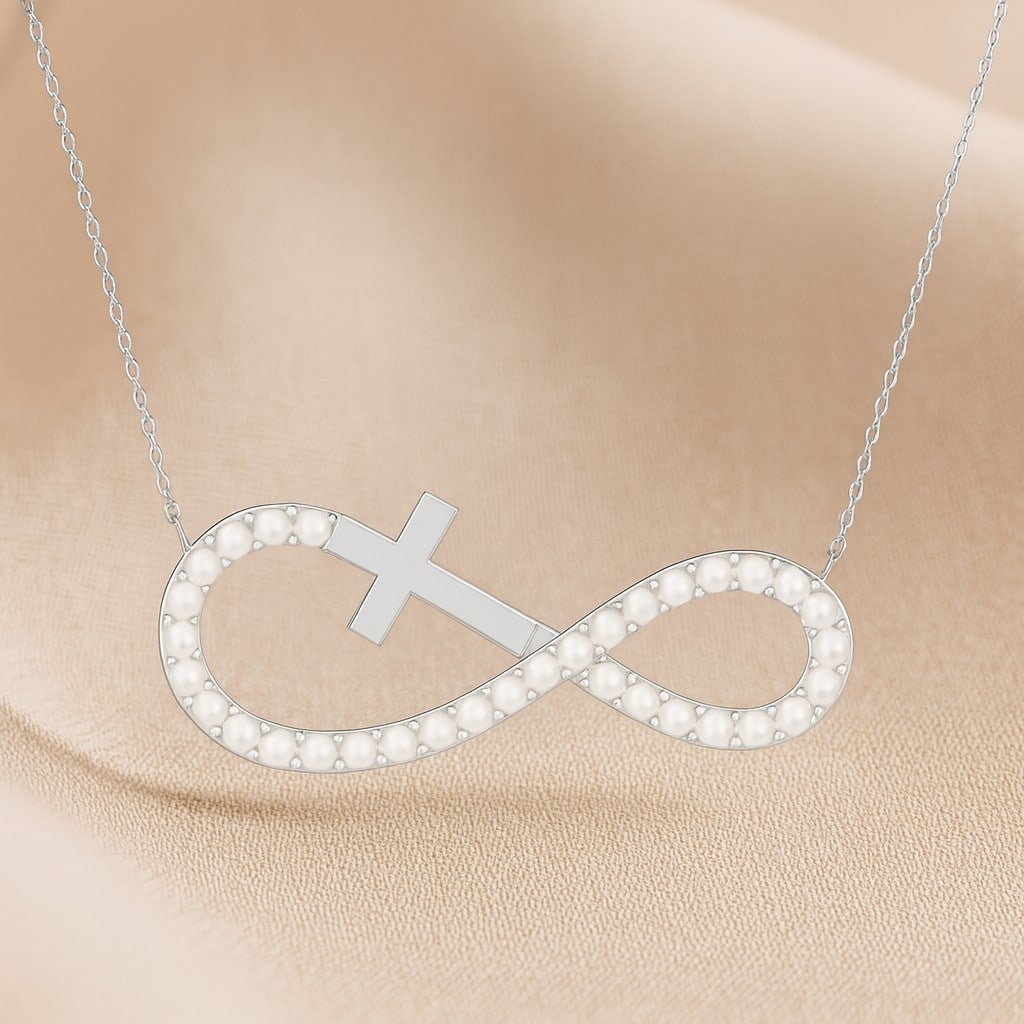 Natural Pearl Gemstone 92.5 Sterling Silver Necklace: Natural Pearl Gemstone 92.5 Sterling Silver Necklace Gemstone Shape : Round Gemstone Size : 1.3 MM Gemstone Quantity : 33 Pieces Metal : Silver Metal Purity : 92.5 Sterling Silver Pendant Lengt