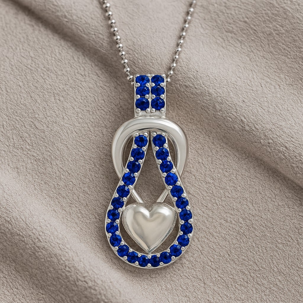 Natural Blue Sapphire Gemstone 92.5 Sterling Silver Pendant with Chain: Natural Blue Sapphire Gemstone 92.5 Sterling Silver Pendant with Chain Gemstone Shape : Round Gemstone Size : 1.4 MM Gemstone Quantity : 34 Pieces Metal : Silver Metal Purity : 92.5 Sterling Silver