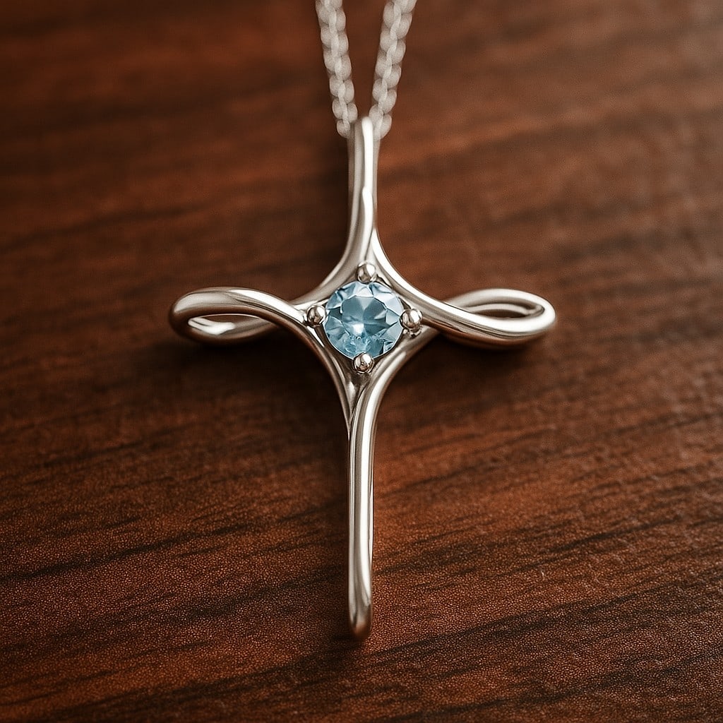 Natural Aquamarine Gemstone 92.5 Sterling Silver Pendant with Chain: Natural Aquamarine Gemstone 92.5 Sterling Silver Pendant with Chain Gemstone Shape : Round Gemstone Size : 4 MM Gemstone Quantity : 1 Piece Metal : Silver Metal Purity : 92.5 Sterling Silver Pe