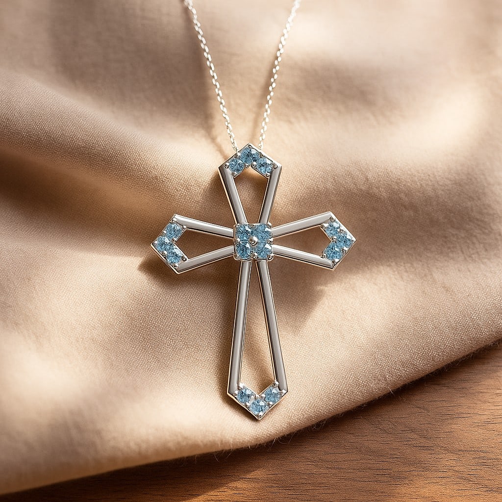 Natural Aquamarine Gemstone 92.5 Sterling Silver Pendant with Chain: Natural Aquamarine Gemstone 92.5 Sterling Silver Pendant with Chain Gemstone Shape : Round Gemstone Size : 1.1 MM, 1 MM Gemstone Quantity : 4 Pieces, 12 Pieces Metal : Silver Metal Purity : 92.5 Sterl