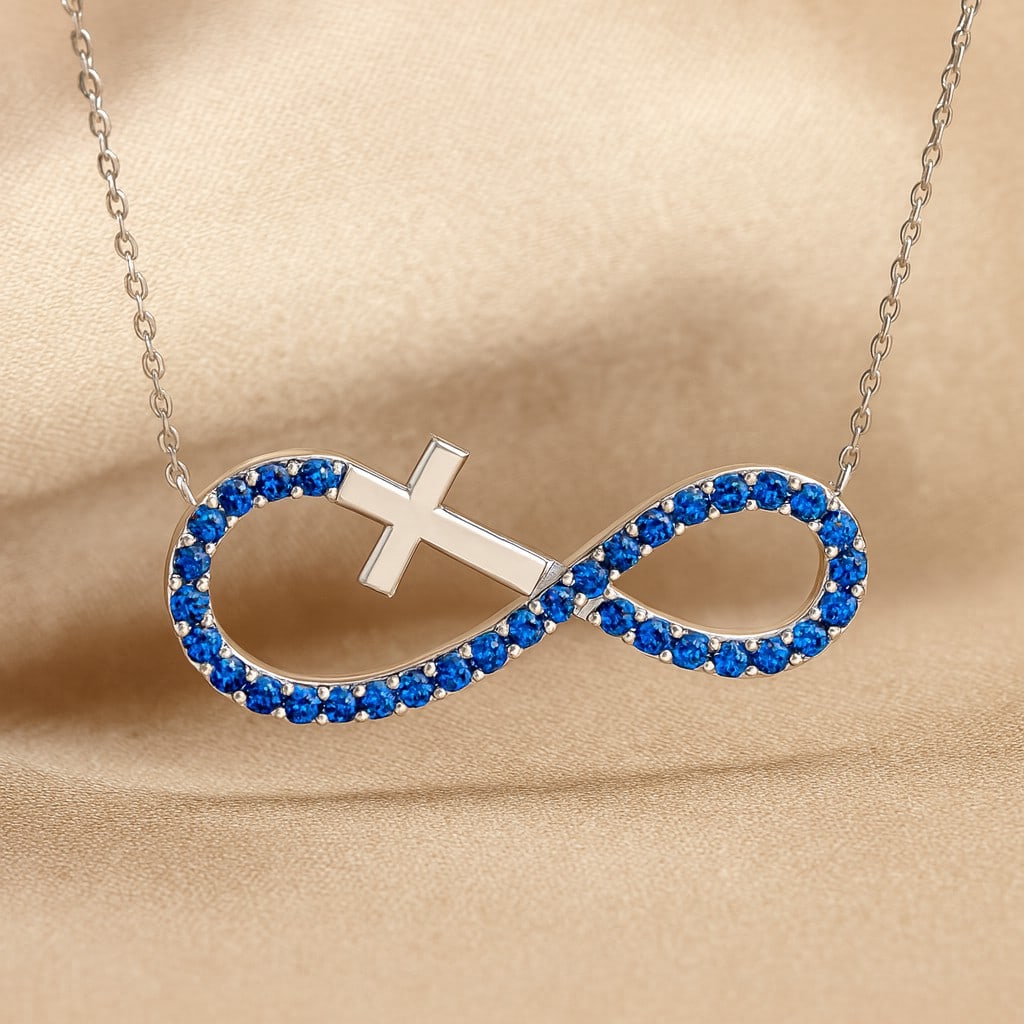 Natural Swiss Blue Topaz Gemstone 92.5 Sterling Silver Necklace: Natural Swiss Blue Topaz Gemstone 92.5 Sterling Silver Necklace Gemstone Shape : Round Gemstone Size : 1.3 MM Gemstone Quantity : 33 Pieces Metal : Silver Metal Purity : 92.5 Sterling Silver Pe