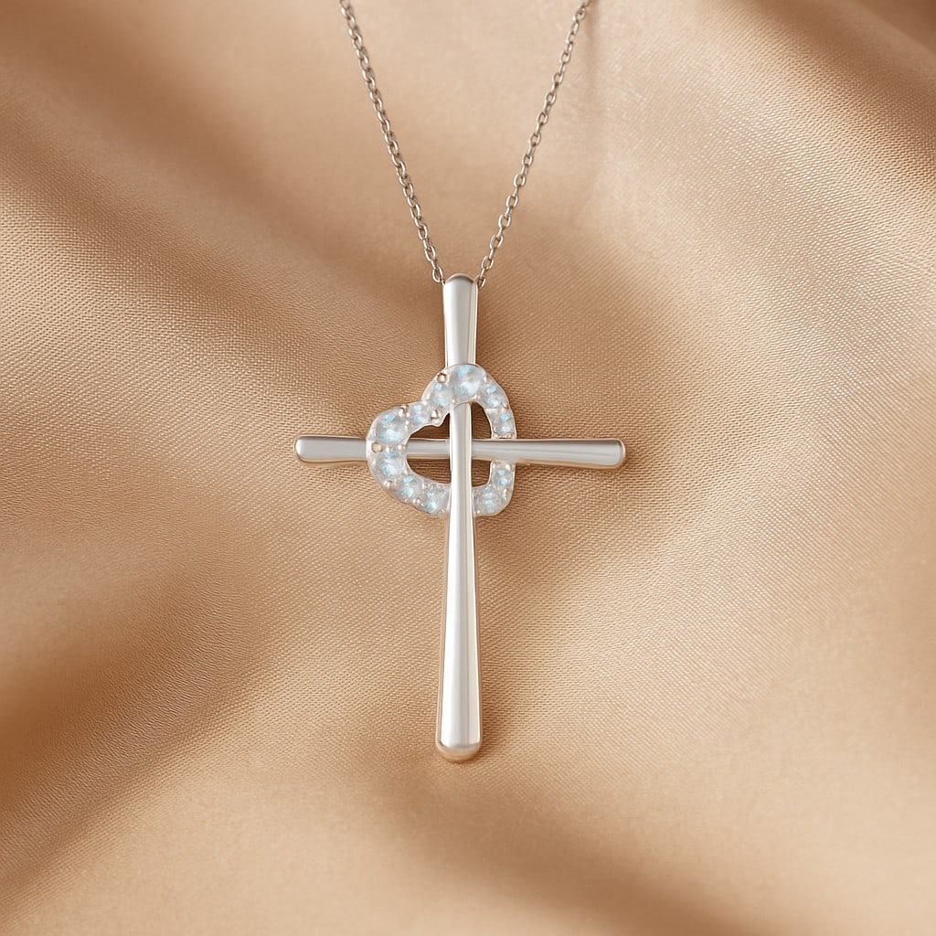 Natural Moonstone Gemstone 92.5 Sterling Silver Pendant with Chain: Natural Moonstone Gemstone 92.5 Sterling Silver Pendant with Chain Gemstone Shape : Round Gemstone Size : 1.3 -1.9 MM Gemstone Quantity : 11 Pieces Metal : Silver Metal Purity : 92.5 Sterling Silver</