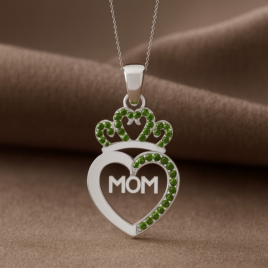 Natural Peridot Gemstone 92.5 Sterling Silver Pendant with Chain: Natural Peridot Gemstone 92.5 Sterling Silver Pendant with Chain Gemstone Shape : Round Gemstone Size : 0.8 - 1 MM Gemstone Quantity : 40 Pieces Metal : Silver Metal Purity : 92.5 Sterling Silver<