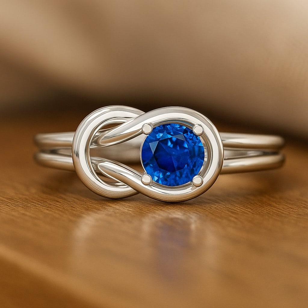 Natural Blue Sapphire Gemstone 92.5 Sterling Silver Ring: Natural Blue Sapphire Gemstone 92.5 Sterling Silver Ring Jewelry Type : Ring Gemstone : Natural Blue Sapphire Gemstone Shape : Round Gemstone Size : 5x5 MM Gemstone Quantity : 1 Piece Metal