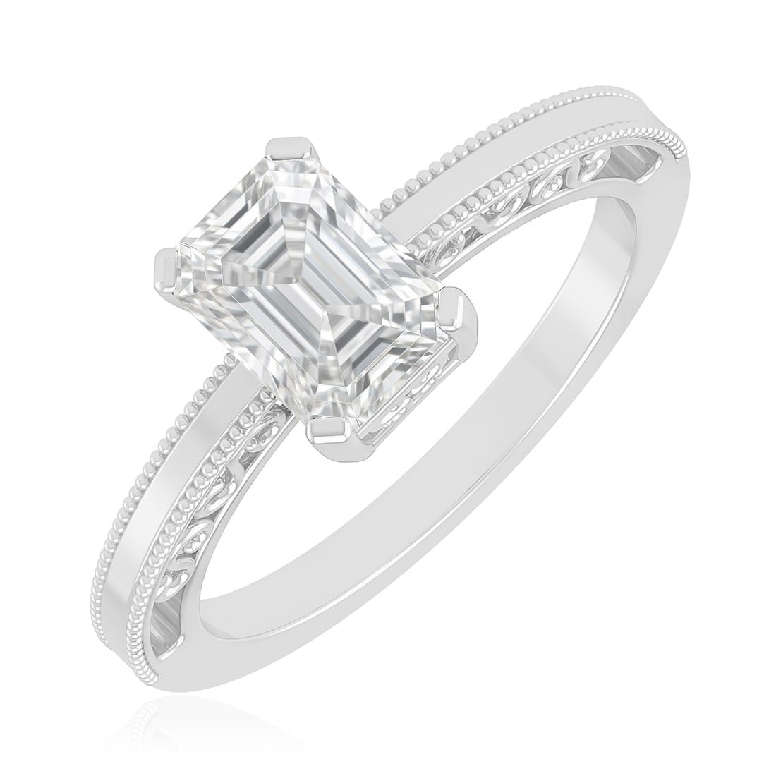Lab Grown Diamond 92.5 Sterling Silver Ring - 2