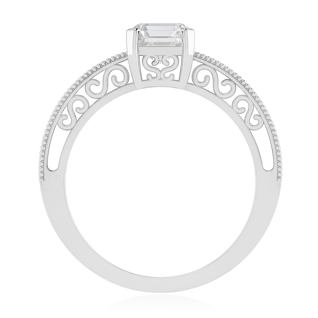 Lab Grown Diamond 92.5 Sterling Silver Ring - 6