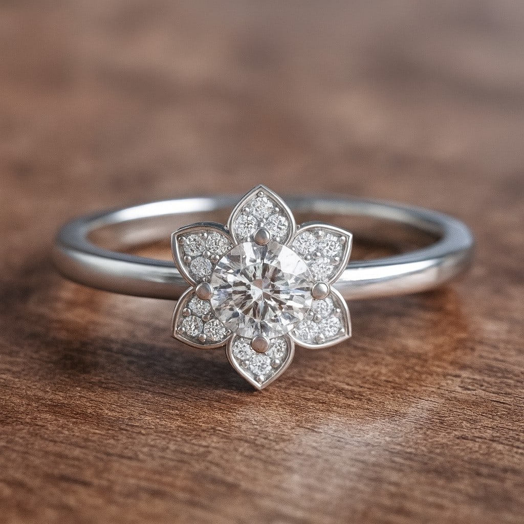 Lab Grown Diamond 92.5 Sterling Silver Ring: Lab Grown Diamond 92.5 Sterling Silver Ring Jewelry Type : Ring Gemstone : Lab Grown Diamond Gemstone Shape : Round Gemstone Size : 5 MM Gemstone Quantity : 1 Piece Diamond Type : Lab Gro