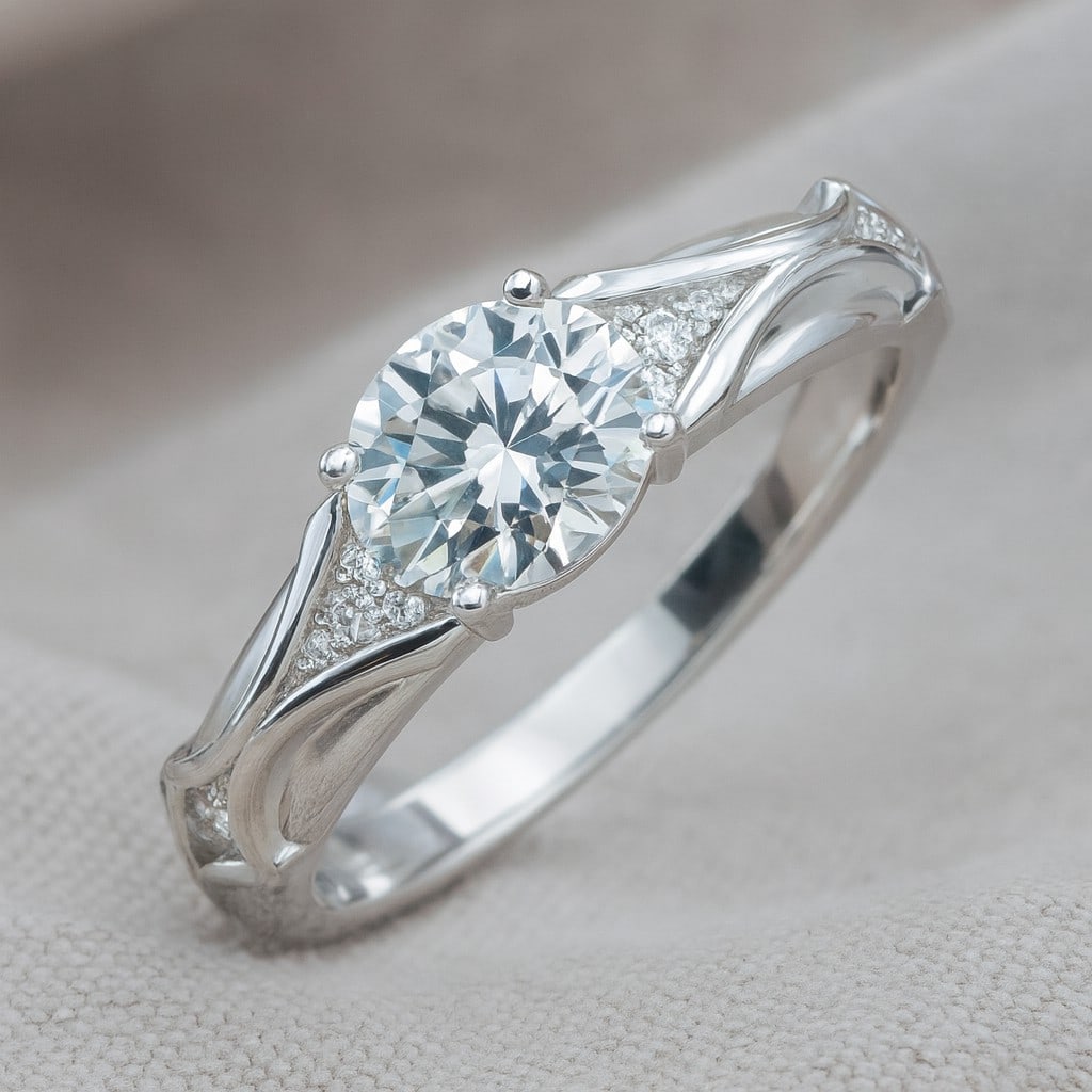 Lab Grown Diamond 92.5 Sterling Silver Ring: Lab Grown Diamond 92.5 Sterling Silver Ring Jewelry Type : Ring Gemstone : Lab Grown Diamond Gemstone Shape : Oval Gemstone Size : 8x6 MM Gemstone Quantity : 1 Piece Diamond Type : Lab Gr