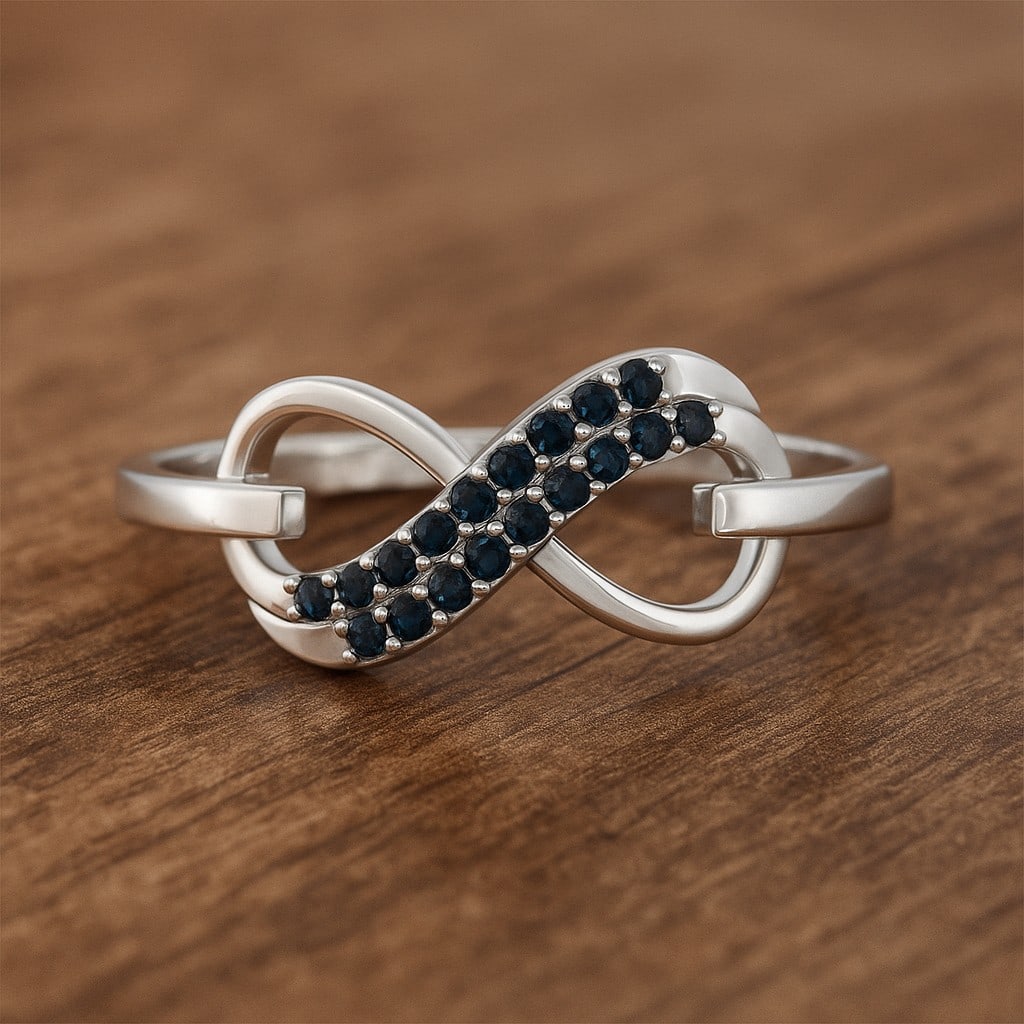 Natural London Blue Topaz Gemstone & Lab Grown Diamonds Silver Ring: Natural London Blue Topaz Gemstone & Lab Grown Diamonds Silver Ring Jewelry Type : Ring Gemstone : Natural London Blue Topaz Gemstone Shape : Round Gemstone Size : 1.2 MM Gemstone Quantity : 18 Pie