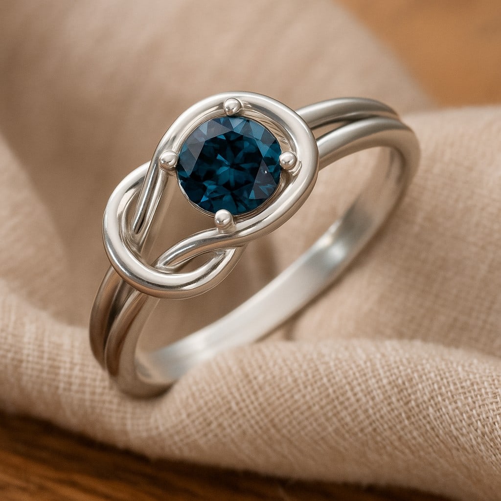 Natural London Blue Topaz Gemstone 92.5 Sterling Silver Ring: Natural London Blue Topaz Gemstone 92.5 Sterling Silver Ring Jewelry Type : Ring Gemstone : Natural London Blue Topaz Gemstone Shape : Round Gemstone Size : 5x5 MM Gemstone Quantity : 1 Piece