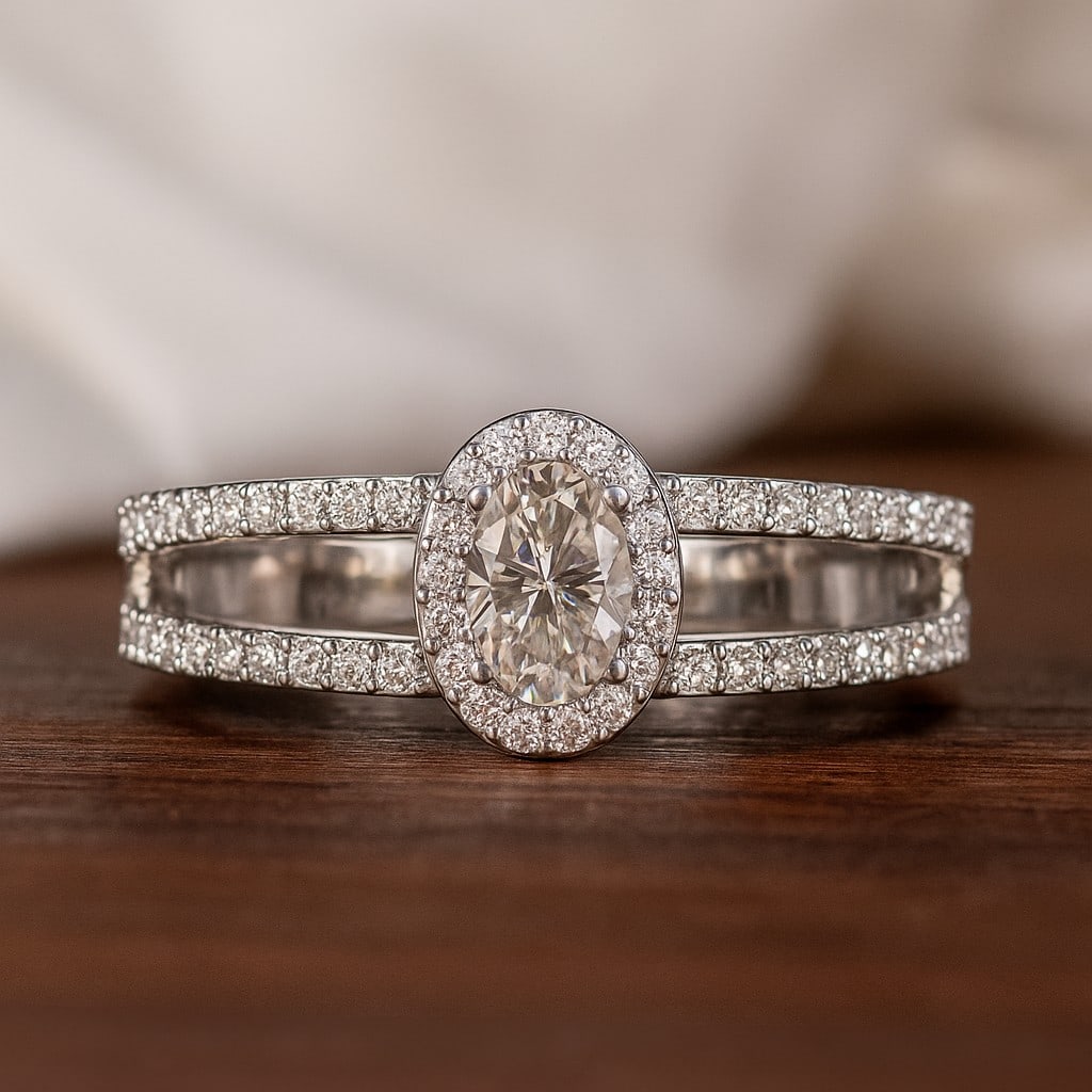 Lab Grown Diamond 92.5 Sterling Silver Ring: Lab Grown Diamond 92.5 Sterling Silver Ring Jewelry Type : Ring Gemstone : Lab Grown Diamond Gemstone Shape : Oval Gemstone Size : 6x4 MM Gemstone Quantity : 1 Piece Diamond Type : Lab Gr