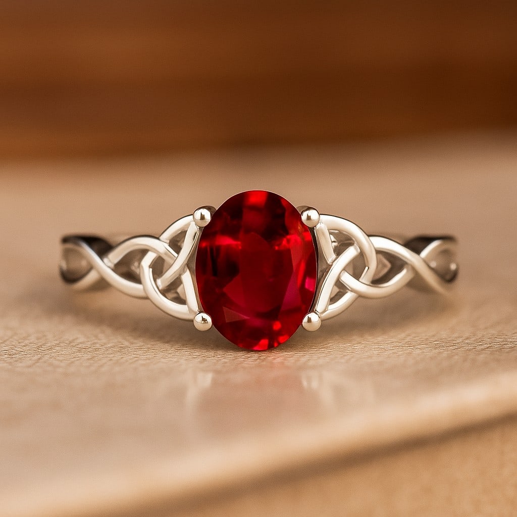 Natural Ruby Gemstone 92.5 Sterling Silver Ring: Natural Ruby Gemstone 92.5 Sterling Silver Ring Jewelry Type : Ring Gemstone : Natural Ruby Gemstone Shape : Oval Gemstone Size : 8x6 MM Gemstone Quantity : 1 Piece Metal : Silver