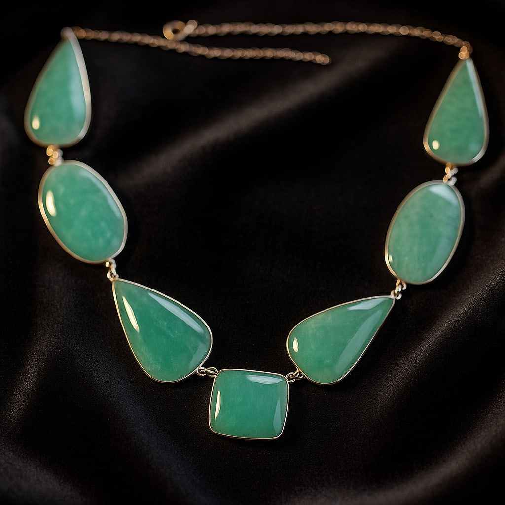 AMAZONITE GEMSTONE 92.5 STERLING SILVER HANDAMDE NECKLACE: AMAZONITE GEMSTONE 92.5 STERLING SILVER HANDAMDE NECKLACE Product Type : NECKLACE Main Stone : AMAZONITE Main Stone Shape : MIX Main Stone Size : MIX Main Stone Color : AQUA Metal : STERLING SILVER Me