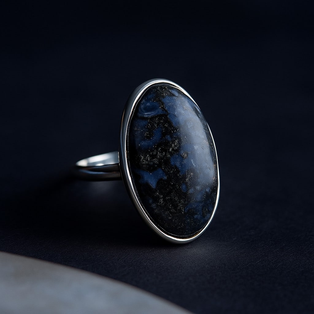 GABBRO 925 STERLING SILVER RING: GABBRO 925 STERLING SILVER RING Product Type : RING Main Stone : GABBRO Main Stone Shape : OVAL Main Stone Size : 25X15 MM Main Stone Color : MULTICOLOR Metal : STERLING SILVER Metal Purity : 925 Ring