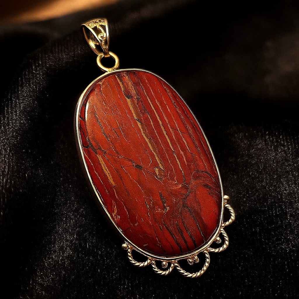 NOREENA JASPER 92.5 STERLING SILVER PENDANT (1 of 4)