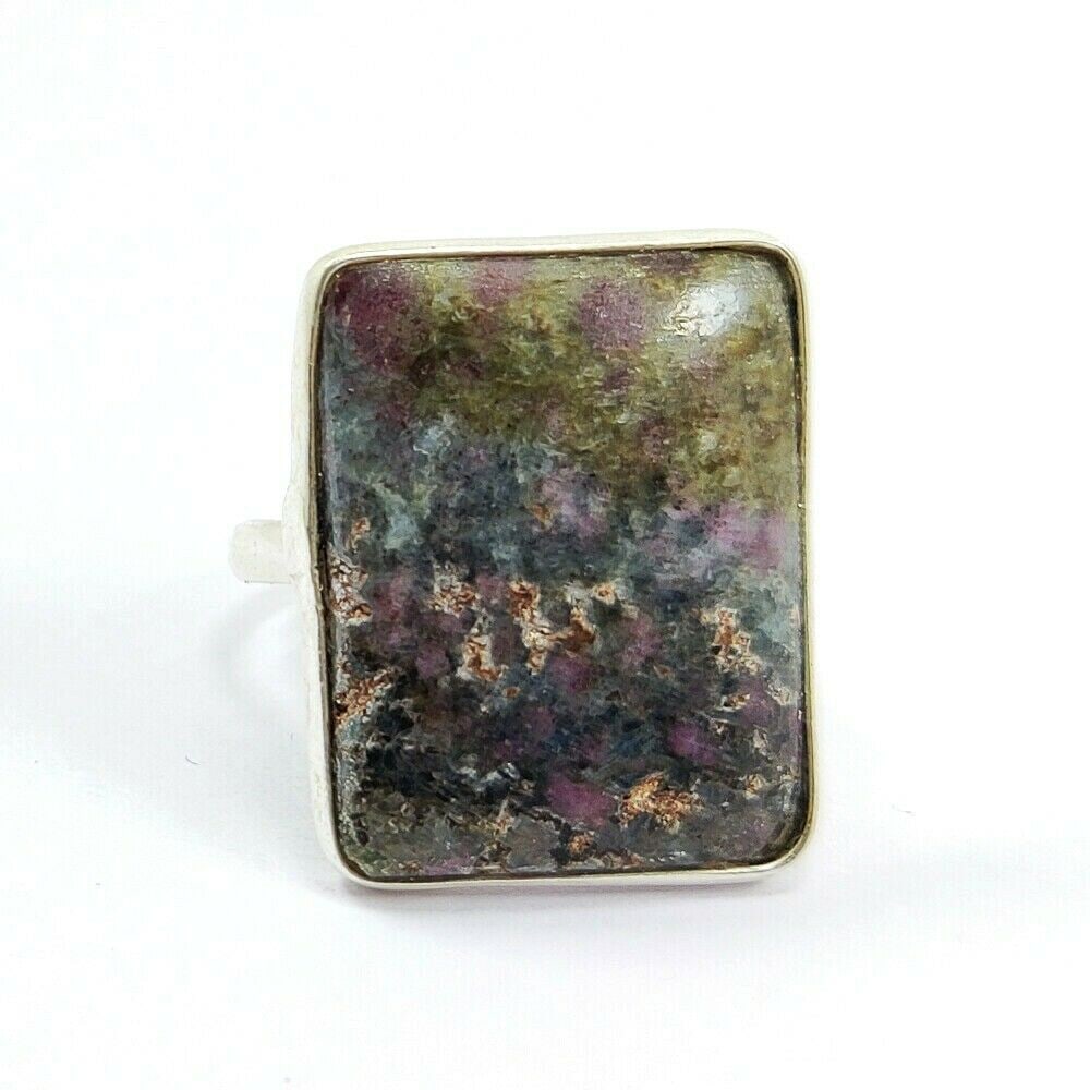 RUBY KYANITE 925 STERLING SILVER RING - 2