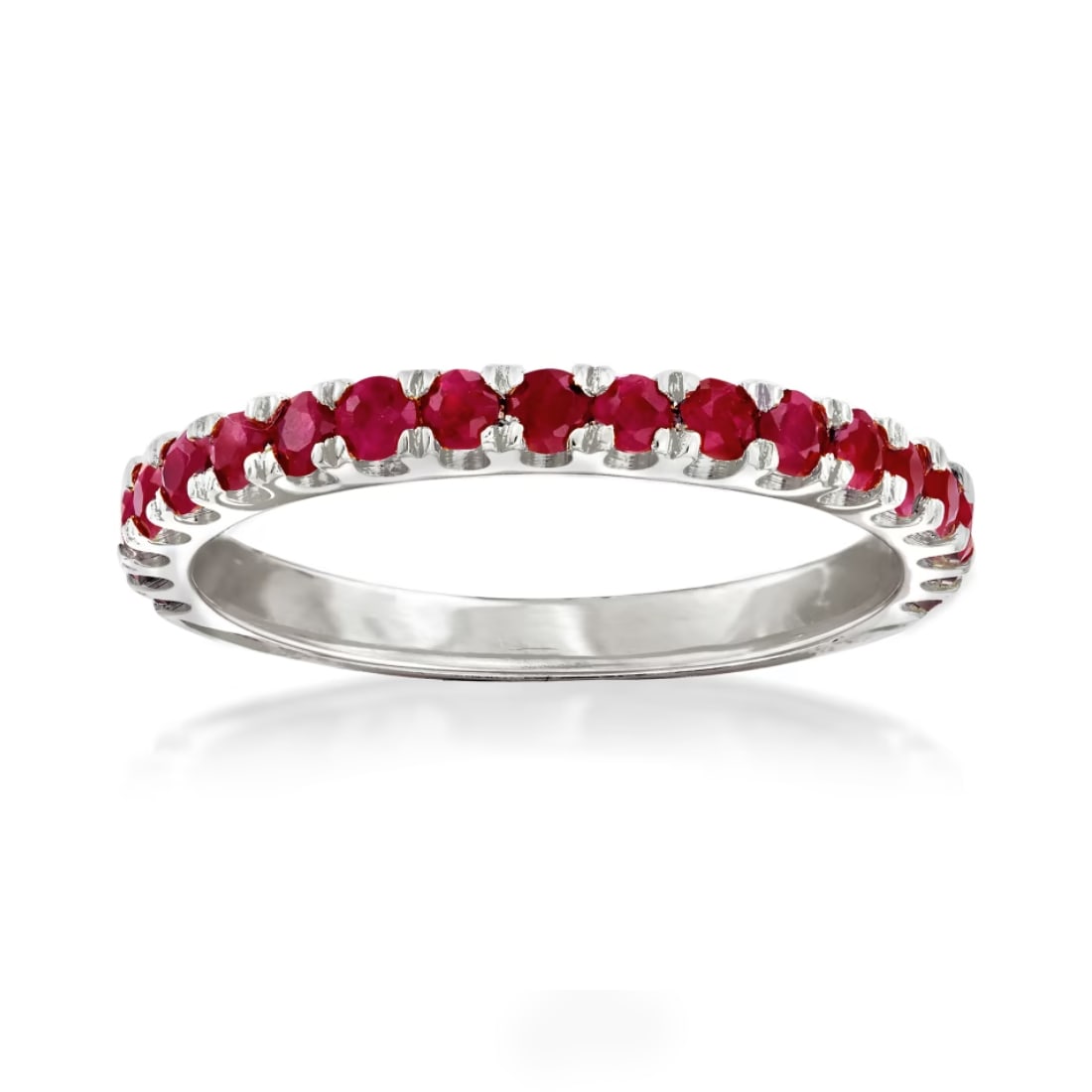 Natural Ruby Gemstone 925 Sterling Silver Ring: Natural Ruby Gemstone 925 Sterling Silver Ring Jewelry Type : Ring Main Stone : Ruby Main Stone Shape and Size : Round 2 MM Main Stone Color : Red Metal : Sterling Silver Metal Purity : 9