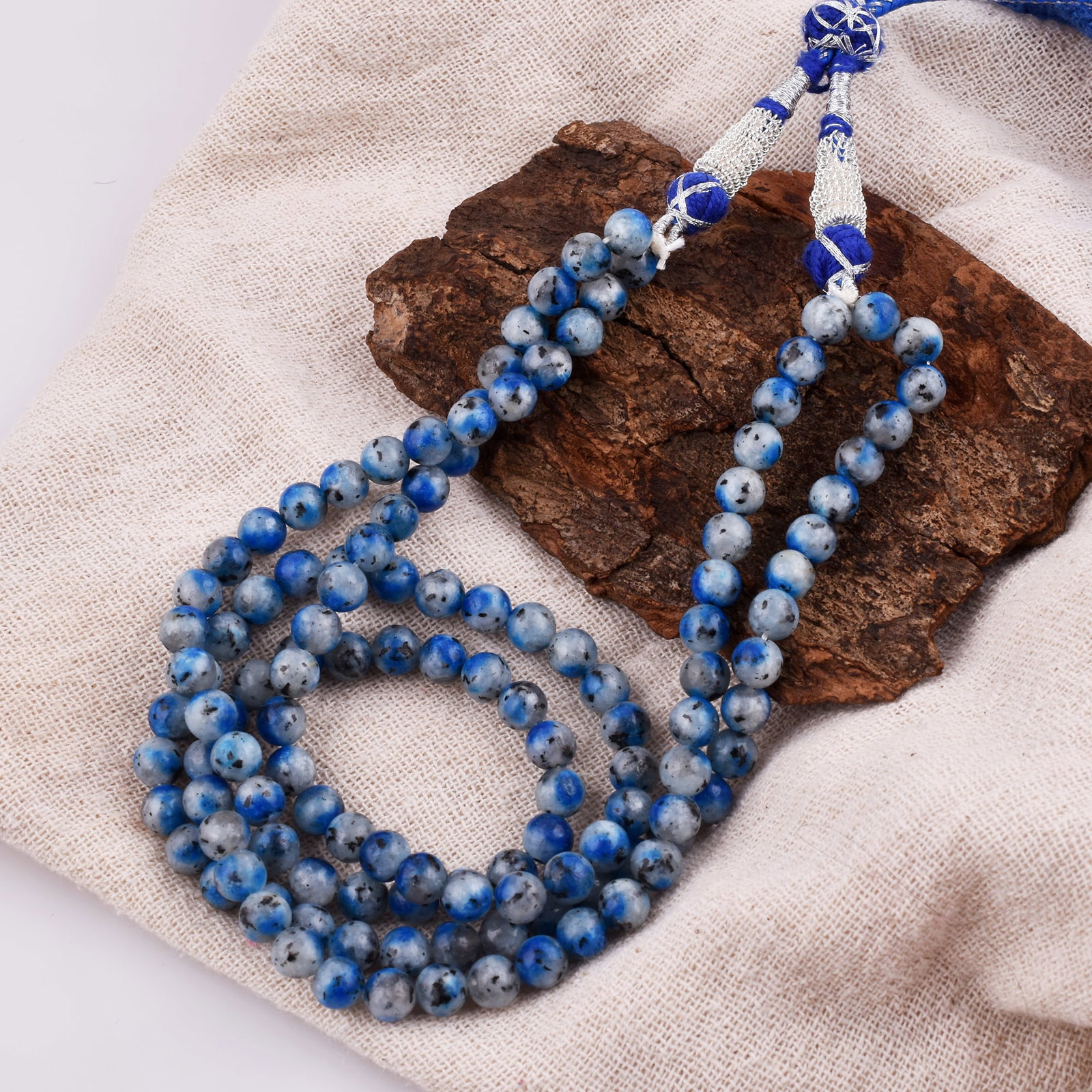 Natural K2 Jasper Necklace 6 MM Round Smooth 2 String Beads Gemstone: Natural K2 Jasper Gemstone 6 MM Round 2 Strings Smooth Beads Adjustable Necklace Product Type : Necklace Main Stone : K2 Jasper Main Stone Shape : Round Main Stone Size : 6 MM Beads Type : Smooth</