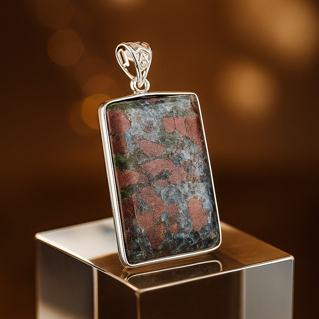 RUBY KYANITE 925 STERLING SILVER PENDANT: RUBY KYANITE 925 STERLING SILVER PENDANT Product Type : PENDANT Main Stone : RUBY KYANITE Main Stone Color : MULTICOLOR Metal : STERLING SILVER Metal Purity : 925 Pendant Size : 1.8" Inches Pendant We