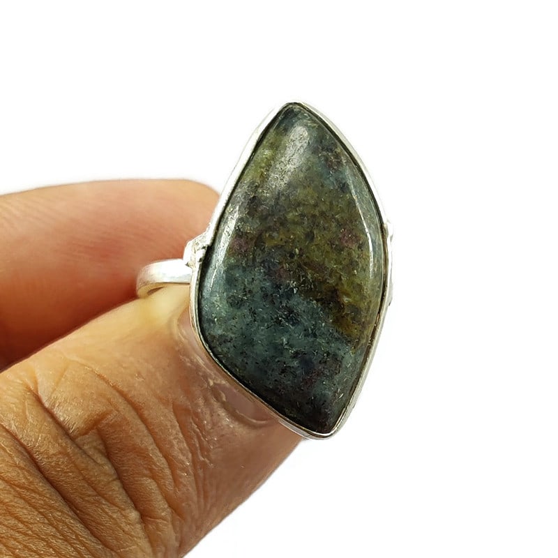 RUBY KYANITE 925 STERLING SILVER RING - 2