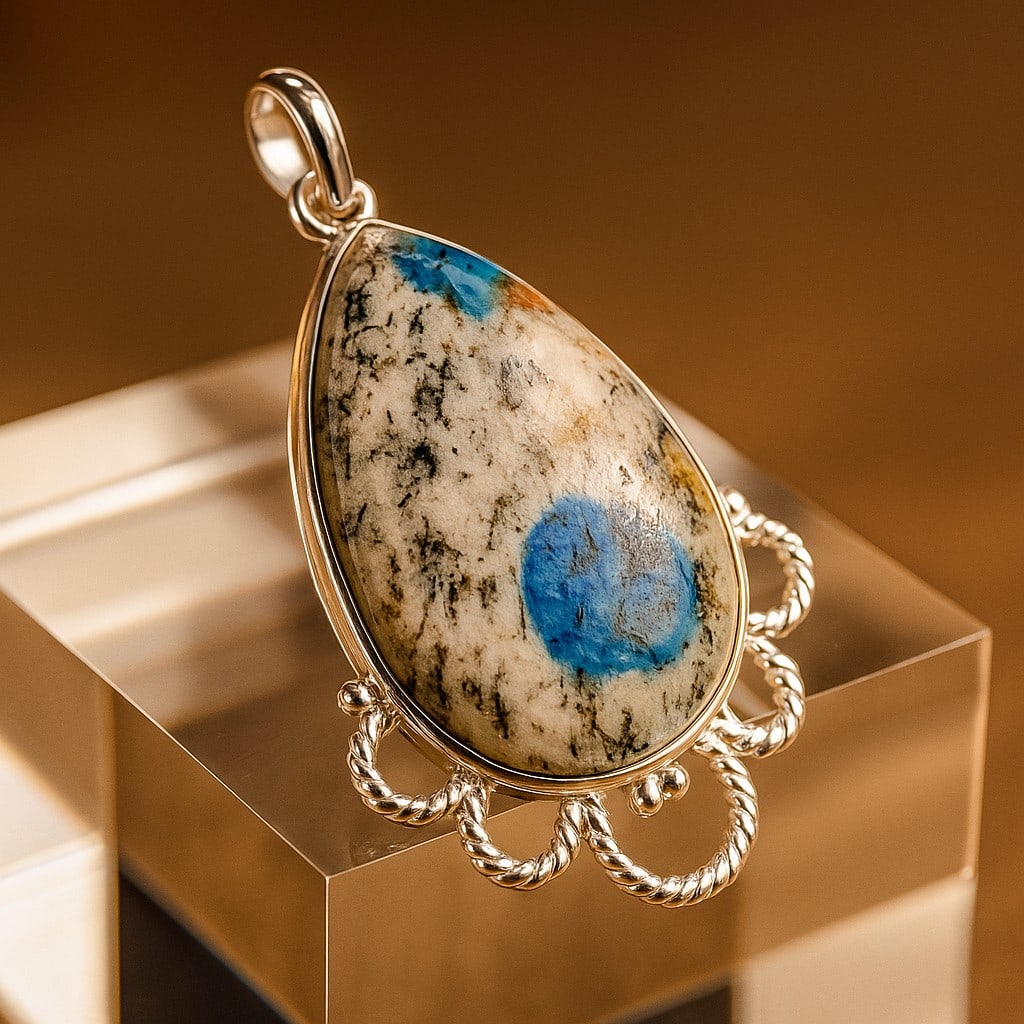 K2 JASPER 92.5 STERLING SILVER PENDANT (1 of 4)