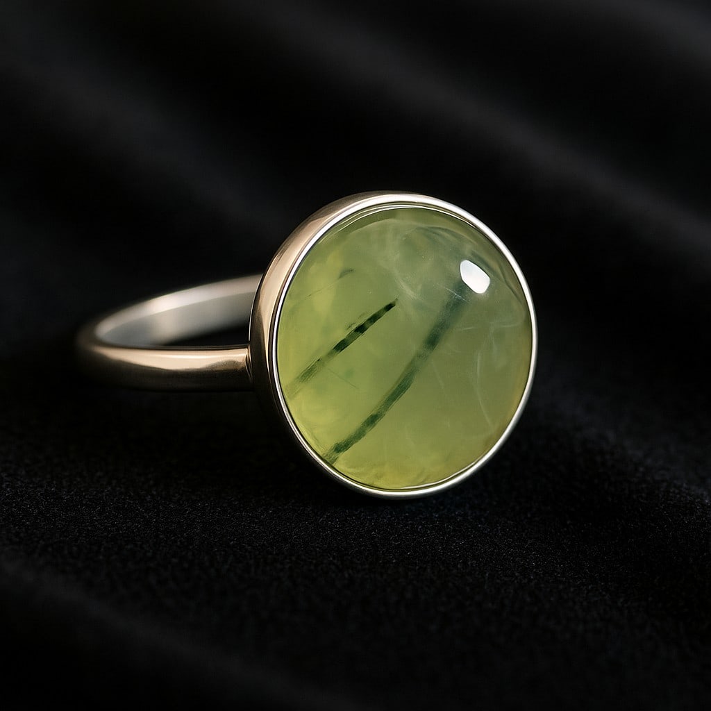 PREHNITE 925 STERLING SILVER RING (1 of 3)