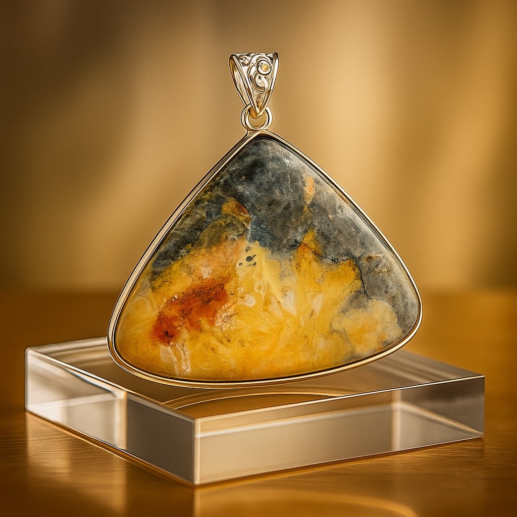 MALIGANO JASPER 925 STERLING SILVER PENDANT (1 of 3)