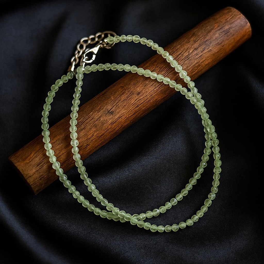 Natural Prehnite Gemstone 8 MM Round Smooth Beads Necklace: Natural Prehnite Gemstone 8 MM Round Smooth Beads Necklace Gemstone : Prehnite Shape : Round Beads Beads Size : 3 MM Beads Type : Micro Faceted Necklace Length : 17.5 Inches + 2.5 Inches Adjustable