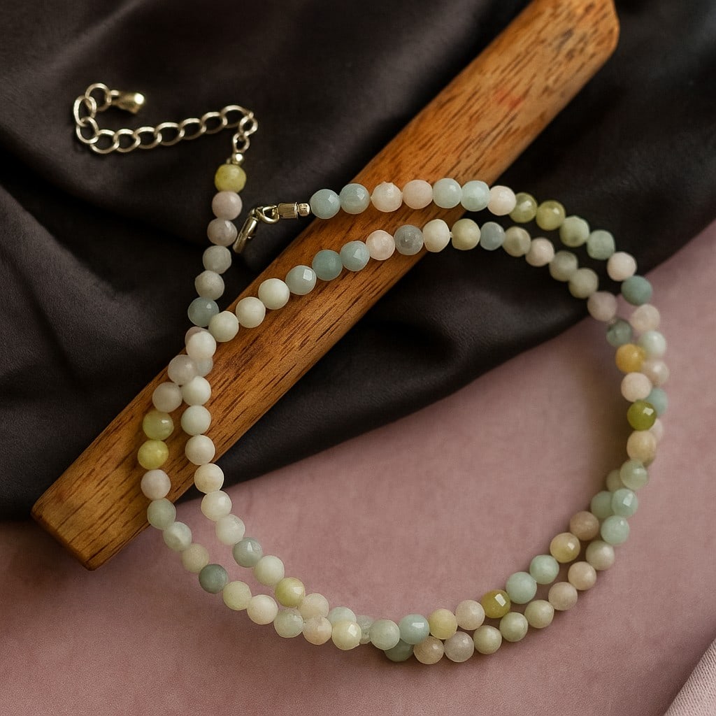 Natural Morganite Gemstone 3 MM Round Micro Faceted Beads Necklace: Natural Morganite Gemstone 3 MM Round Micro Faceted Beads Necklace Gemstone : Morganite Shape : Round Beads Beads Size : 3 MM Beads Type : Micro Faceted Necklace Length : 17.5 Inches + 2.5 Inches A