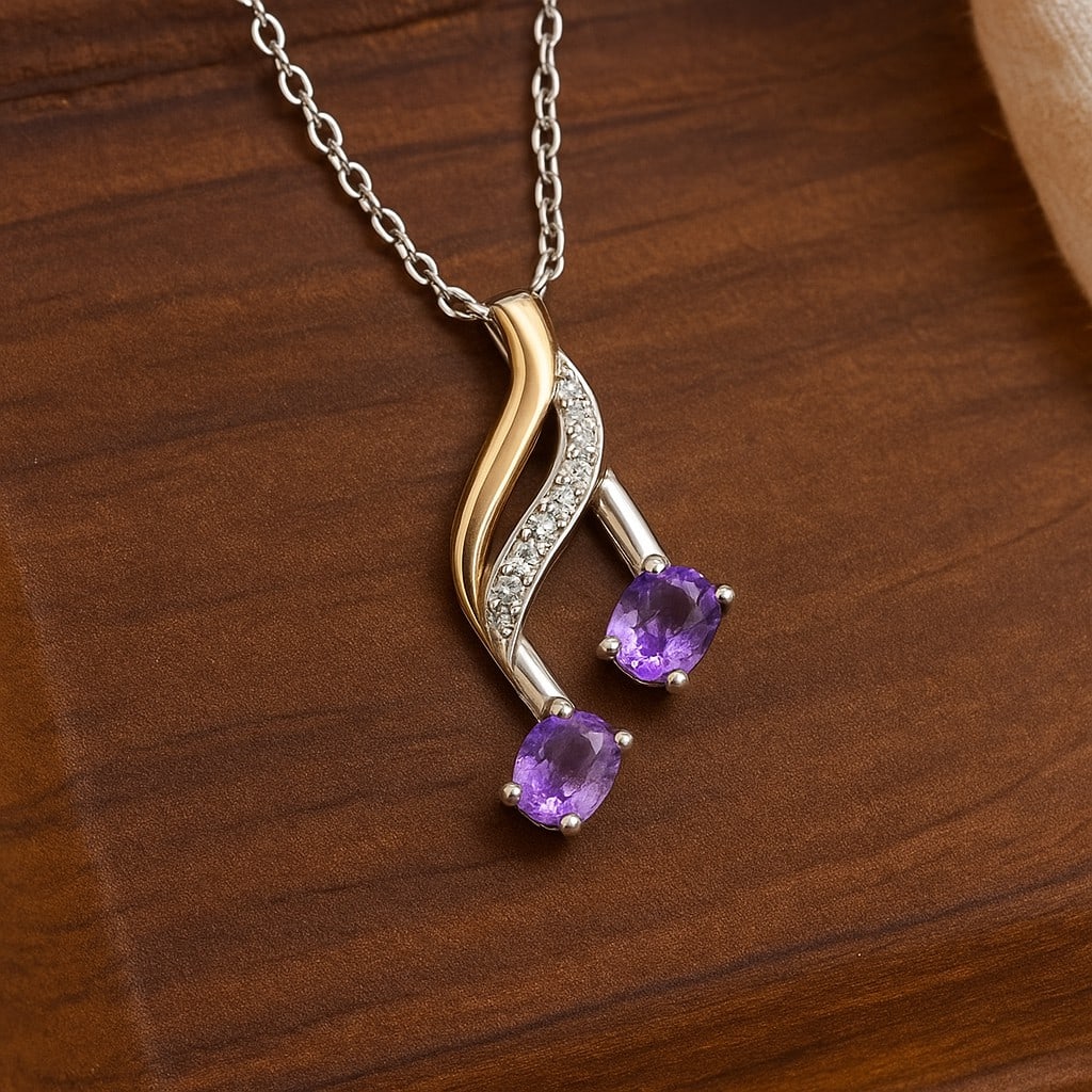 Natural Amethyst Gemstone 92.5 Sterling Silver Adjustable Necklace: Natural Amethyst Gemstone 92.5 Sterling Silver Adjustable Necklace Jewelry Type : Necklace Gemstone : Amethyst Gemstone Shape : Oval Gemstone Size : 5x4 MM Metal : Sterling Silver Metal Puri