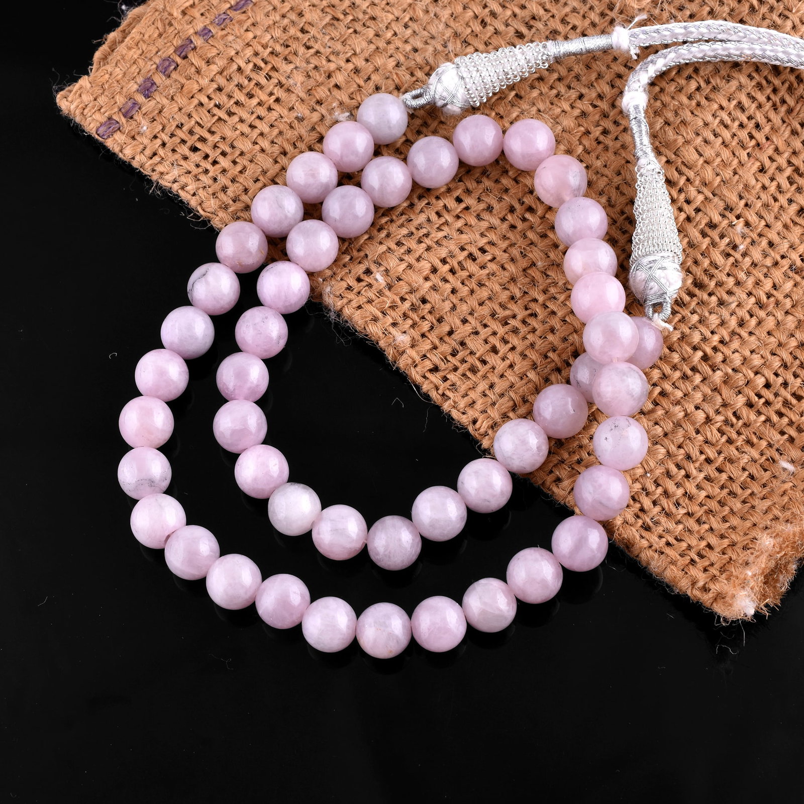 Natural Kunzite Necklace 8 MM Round Smooth Beads Gemstone: NATURAL KUNZITE GEMSTONE 8 MM ROUND SMOOTH BEADS ADJUSTABLE NECKLACE PRODUCT TYPE : NECKLACE MAIN STONE : KUNZITE MAIN STONE SHAPE : ROUND MAIN STONE SIZE : 8 MM BEADS TYPE : SMOOTH BEADS CO