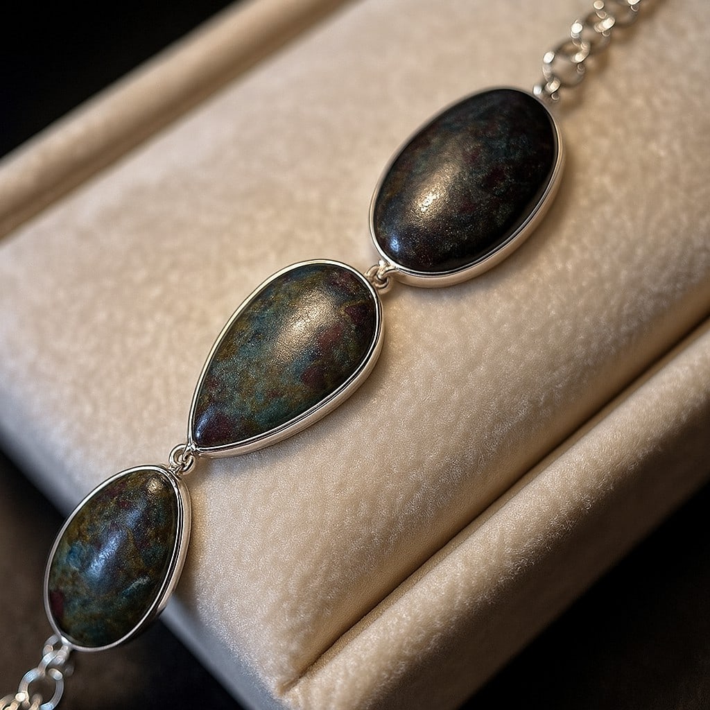 RUBY KYANITE 92.5 STERLING SILVER BRACELET (1 of 4)