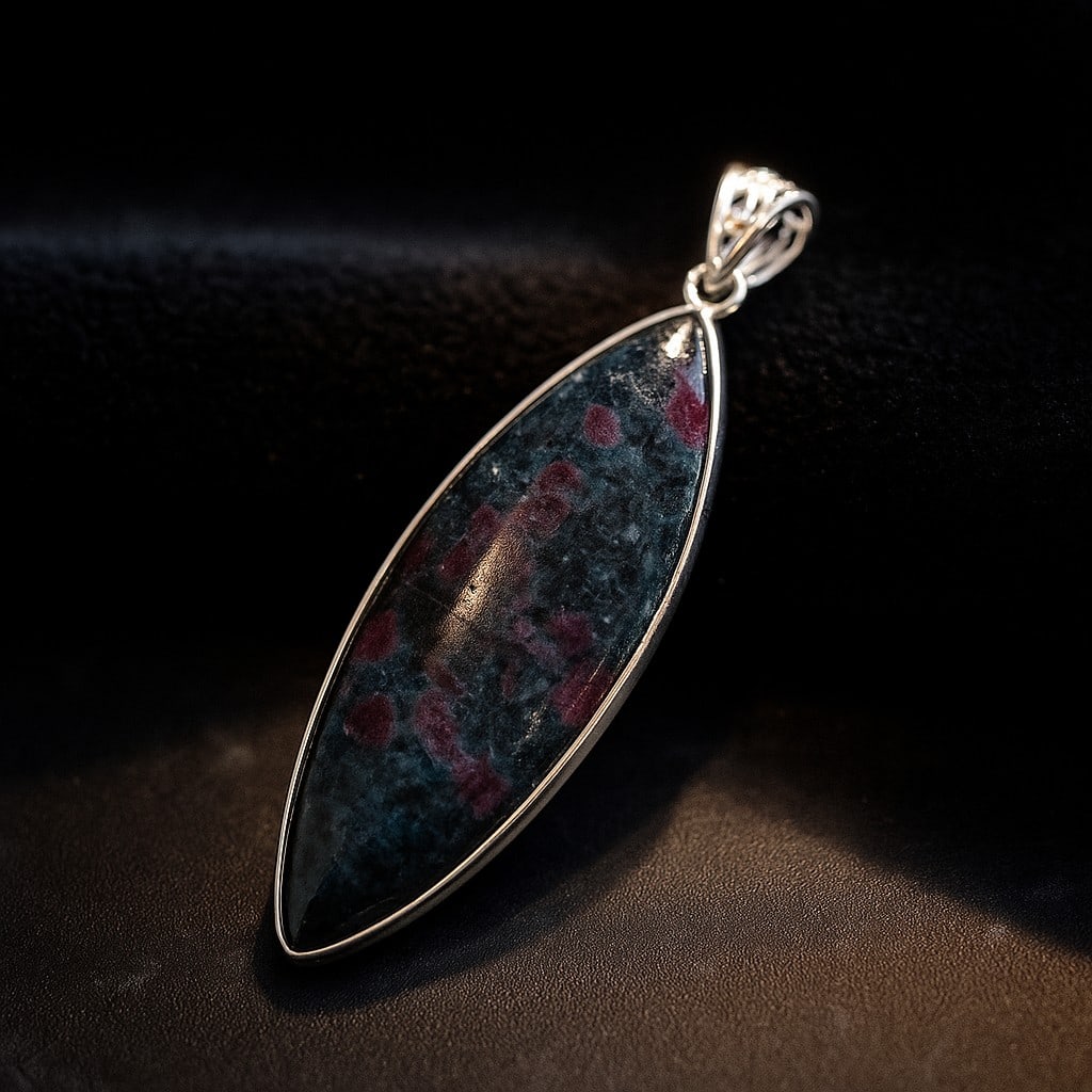 RUBY KYANITE 925 STERLING SILVER PENDANT (1 of 3)