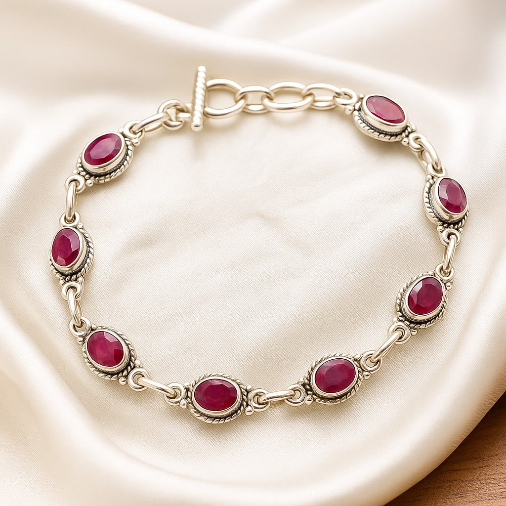 RUBY 92.5 STERLING SILVER BRACELET (1 of 5)