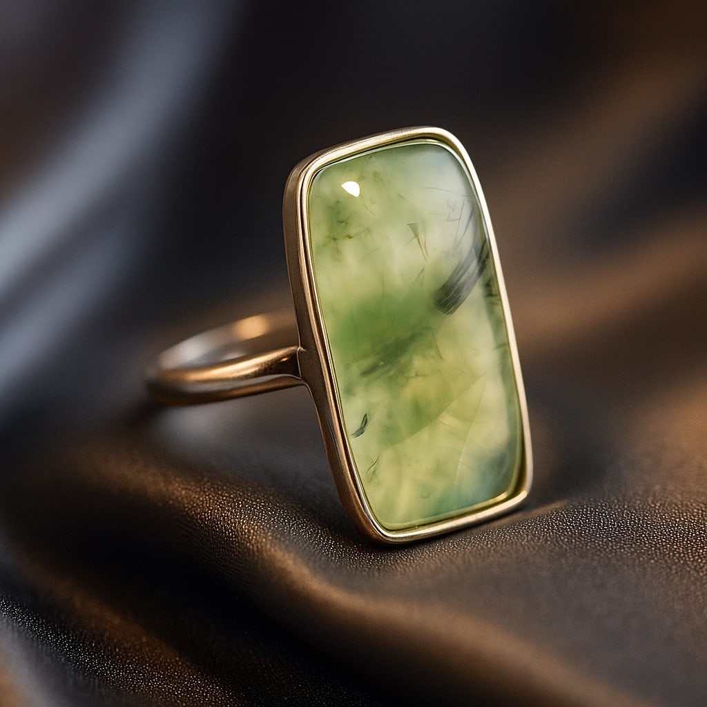 PREHNITE 925 STERLING SILVER RING (1 of 3)